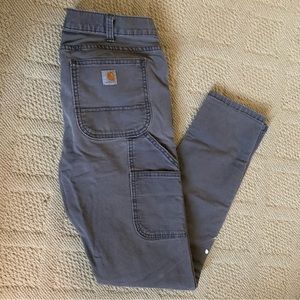 Carhartt Rugged flex slim fit twill double knee work pant size 6